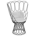 Emu Re-Trouve cushion with backrest, white