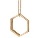 Brass ornament, Hexagon Brass ornament, Hexagon