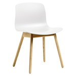 About A Chair AAC12, lacquered oak - white