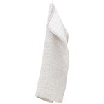 Lastu tea towel, white - linen