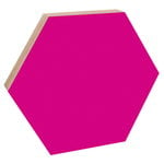 Memory boards, Noteboard hexagon, 52,5 cm, magenta, Pink