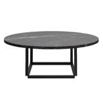 Coffee tables, Florence coffee table 90 cm, black - black marble, Black