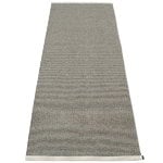 Plastic rugs, Mono rug, 85 x 260 cm, charcoal, Gray