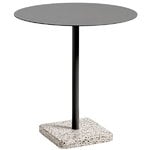 HAY Terrazzo pöytä, 70 cm, anthracite – harmaa