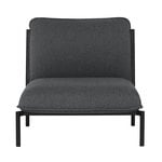 Armchairs & lounge chairs, Kumo lounge chair, Graphite, Grey