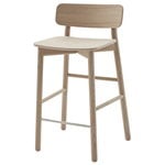 Bar stools & chairs, Hven bar stool, low, soaped oak, Natural