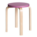 Aalto jakkara E60, violetti - koivu Aalto jakkara E60, violetti - koivu