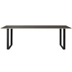Ruokapöydät, 70/70 pöytä, 225 x 90 cm, musta, Musta