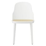 Dining chairs, Allez chair, white - molded wicker, White