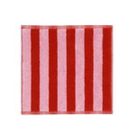 Asciugamano mini Kaksi Raitaa, rosso - rosa Asciugamano mini Kaksi Raitaa, rosso - rosa