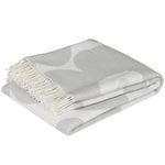 Coperta Unikko, bianco - grigio chiaro Coperta Unikko, bianco - grigio chiaro