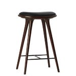 Bar stools & chairs, High Stool, 69 cm, dark stained beech, Brown