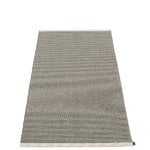 Plastic rugs, Mono rug, 85 x 160 cm, charcoal, Grey