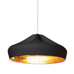 Pleat Box 36 pendant, black - gold Pleat Box 36 pendant, black - gold