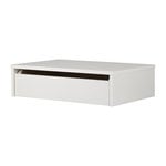 Wall shelves, Pythagoras drawer, white, White