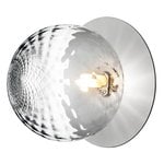 , Liila 1 wall/ceiling lamp, large, silver - optic clear, Silver