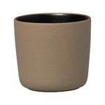 Cups & mugs, Oiva coffee cup w/o handle 2 dl, 2 pcs, terra-black, Brown