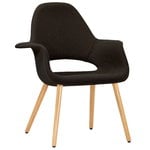 Fauteuils, Chaise Organic Chair, chêne - chocolat/noir, Noir