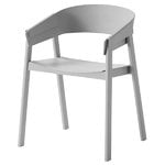 Cover armchair, grey, PU lacquer Cover armchair, grey, PU lacquer