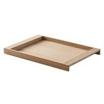 No. 10 tray, medium, oak
