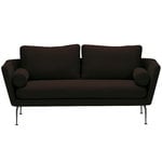 Suita sohva, 2-istuttava, basic dark - musta/ruskea 