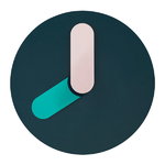 Normann Copenhagen Bold wall clock, petrol