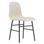 Dining chairs, Form chair, black steel - Main Line Flax 20, Black