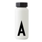 Bouteilles et mugs isothermes, Bouteille isotherme Arne Jacobsen, A-Z, Blanc