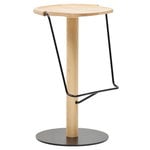 Mattiazzi MC9 Uncino bar stool 77 cm, ash - black metal