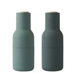 Bottle suola- ja pippurimylly, 2 kpl, dark green - pyökki Bottle suola- ja pippurimylly, 2 kpl, dark green - pyökki