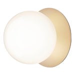 Wall lamps, Liila 1 wall/ceiling lamp, large, gold - opal, Gold