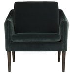 Armchairs & lounge chairs, Mr Olsen lounge chair, smoked oak - dark petrol, Blue