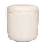 Serveware, Essence jar with a lid 26 cl, white, White