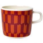 Marimekko Oiva - Piekana coffee cup 2 dl, dark red - orange