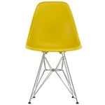 Dining chairs, Eames DSR chair, mustard - chrome, Yellow