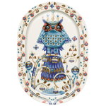Serveware, Taika serving plate 41 cm, white, White