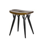 Artek Pirkka stool, brown - black