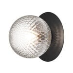Outdoor lamps, Liila 1 Outdoor wall/ceiling lamp, black - optic clear, Black