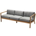 Skagerak Virkelyst 3-seater sofa, teak - ash grey