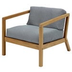 Outdoor lounge chairs, Virkelyst chair, teak - ash grey, Grey
