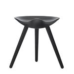 Stools, ML42 stool, 48 cm, black stained beech, Black