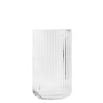 Lyngby glass vase, 25 cm, clear
