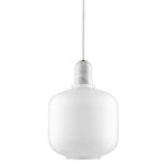 Pendant lamps, Amp pendant, small, white, White