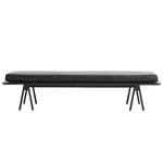 Level daybed, black oak - black leather Level daybed, black oak - black leather