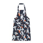 Marimekko Pieni Hyhmä apron, dark blue - orange - blue