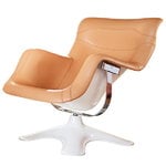 Armchairs & lounge chairs, Karuselli lounge chair, nougat - white, Beige