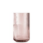 Lyngby glass vase, 25 cm, burgundy