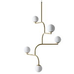 Mobil 100 pendant, brass Mobil 100 pendant, brass