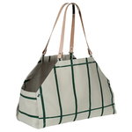 Tiiliskivi gardening bag, beige - dark green Tiiliskivi gardening bag, beige - dark green