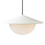 Pendant lamps, Alley pendant, integrated LED, large, egg white, White